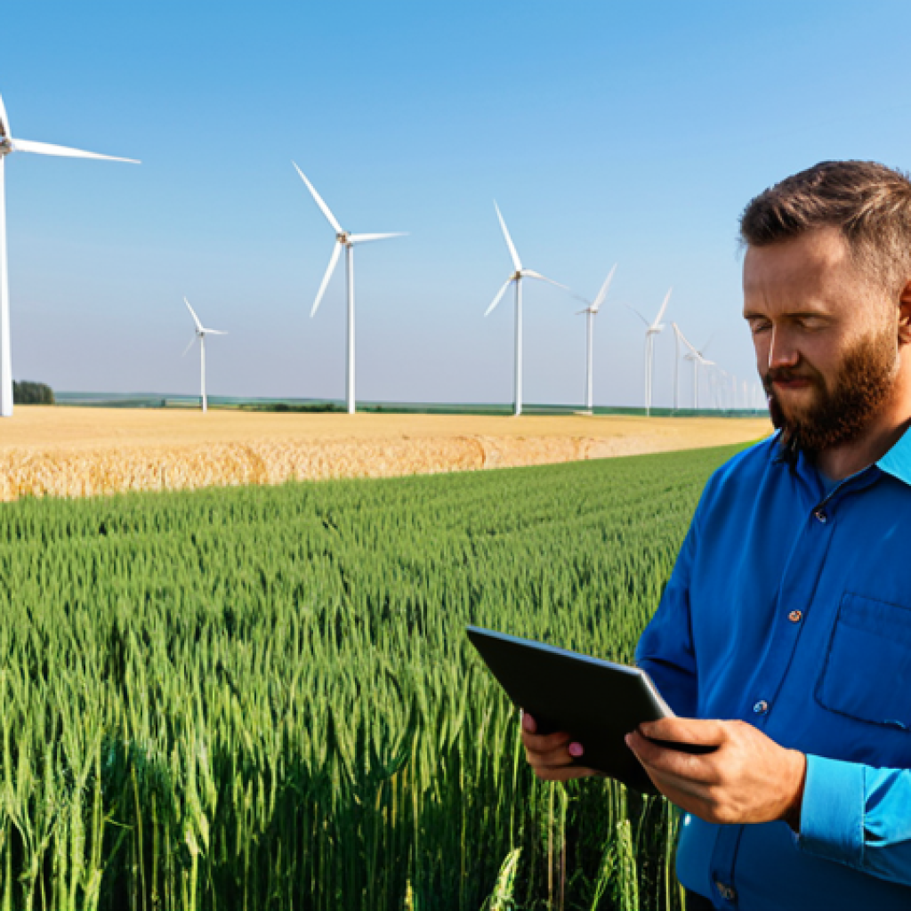 농업경영사 실무 인터뷰 준비 팁 - Agricultural Technology**

"A modern, fully clothed agronomist stands in a field of wheat, examining...