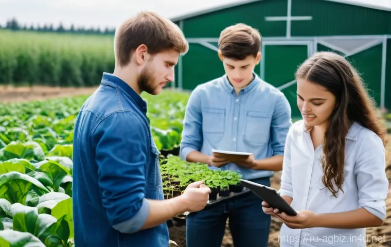 농업경영사 자격증의 커리큘럼 분석 - **Prompt:** "A vibrant, high-angle shot capturing a sprawling, modern agricultural field in a pictur...
