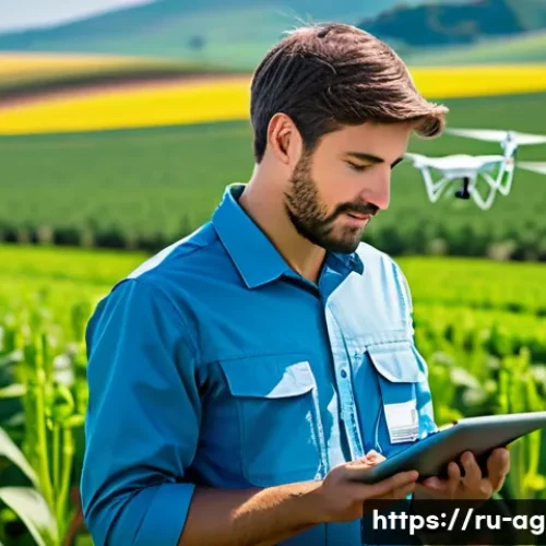 농업경영사 해외 취업 가능성 - **Prompt 1: "Global Agronomy Professional in Action"**
    A highly skilled agronomist, dressed in p...